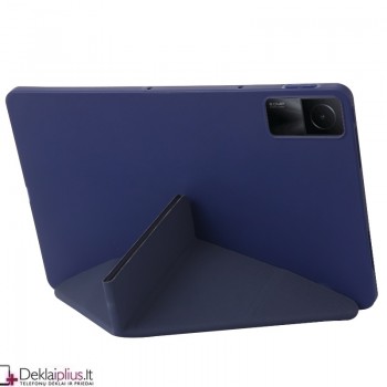 Smart soft dirbtinės odos dėklas - mėlynas Xiaomi Redmi Pad Se 11) Smart soft dirbtinės odos dėklas - mėlynas Xiaomi Redmi Pad Se 11)